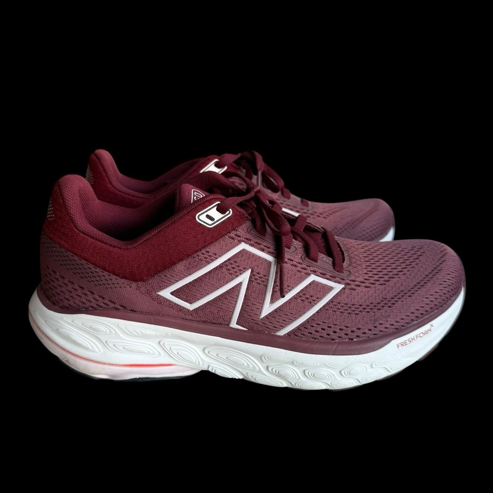 New Balance Fresh Foam X 860v14 Women's Size 8.5 B Red Running Shoes EUC - Picture 6 of 10